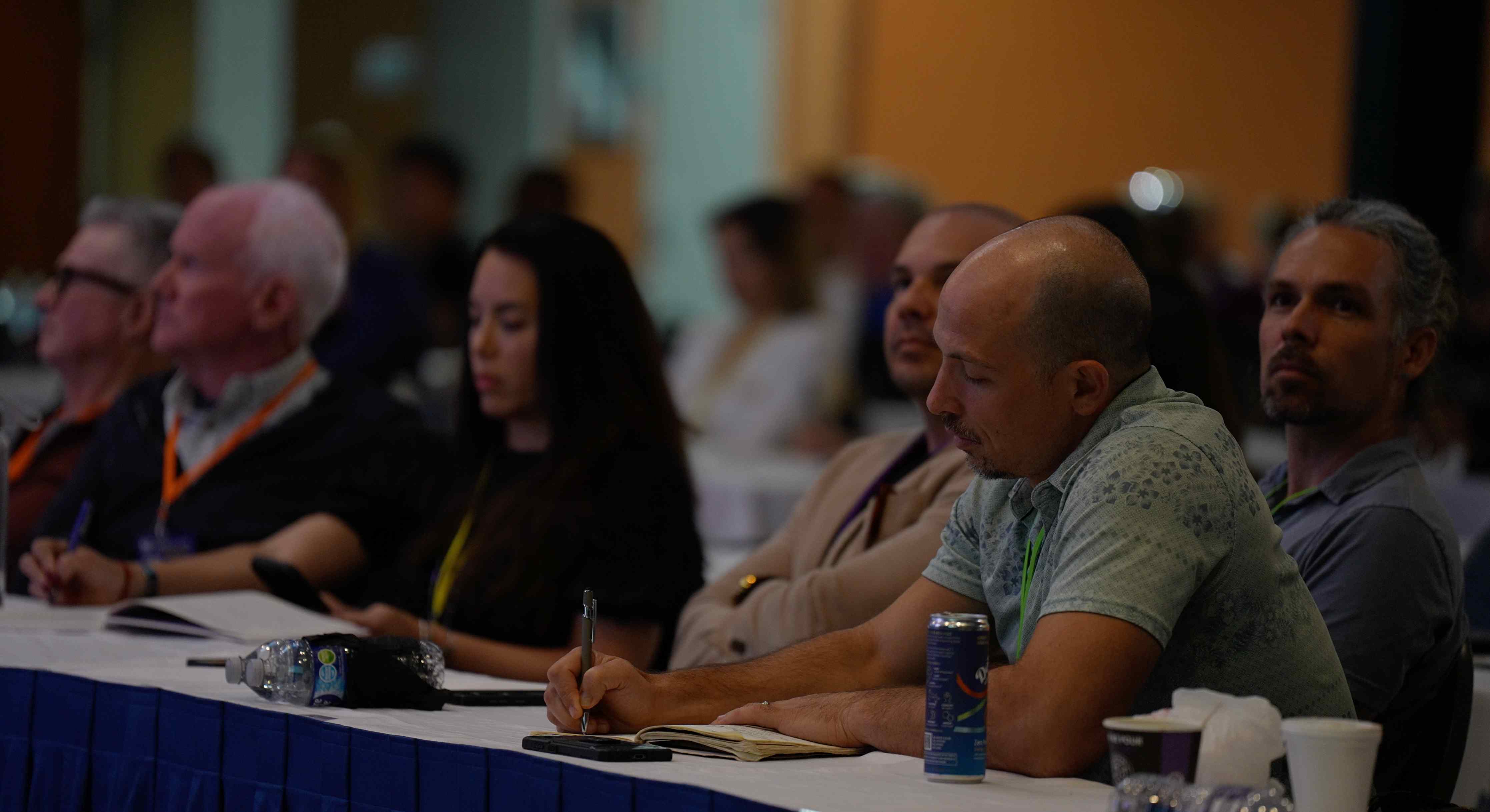 Engaged audience at bioEDGE summit session