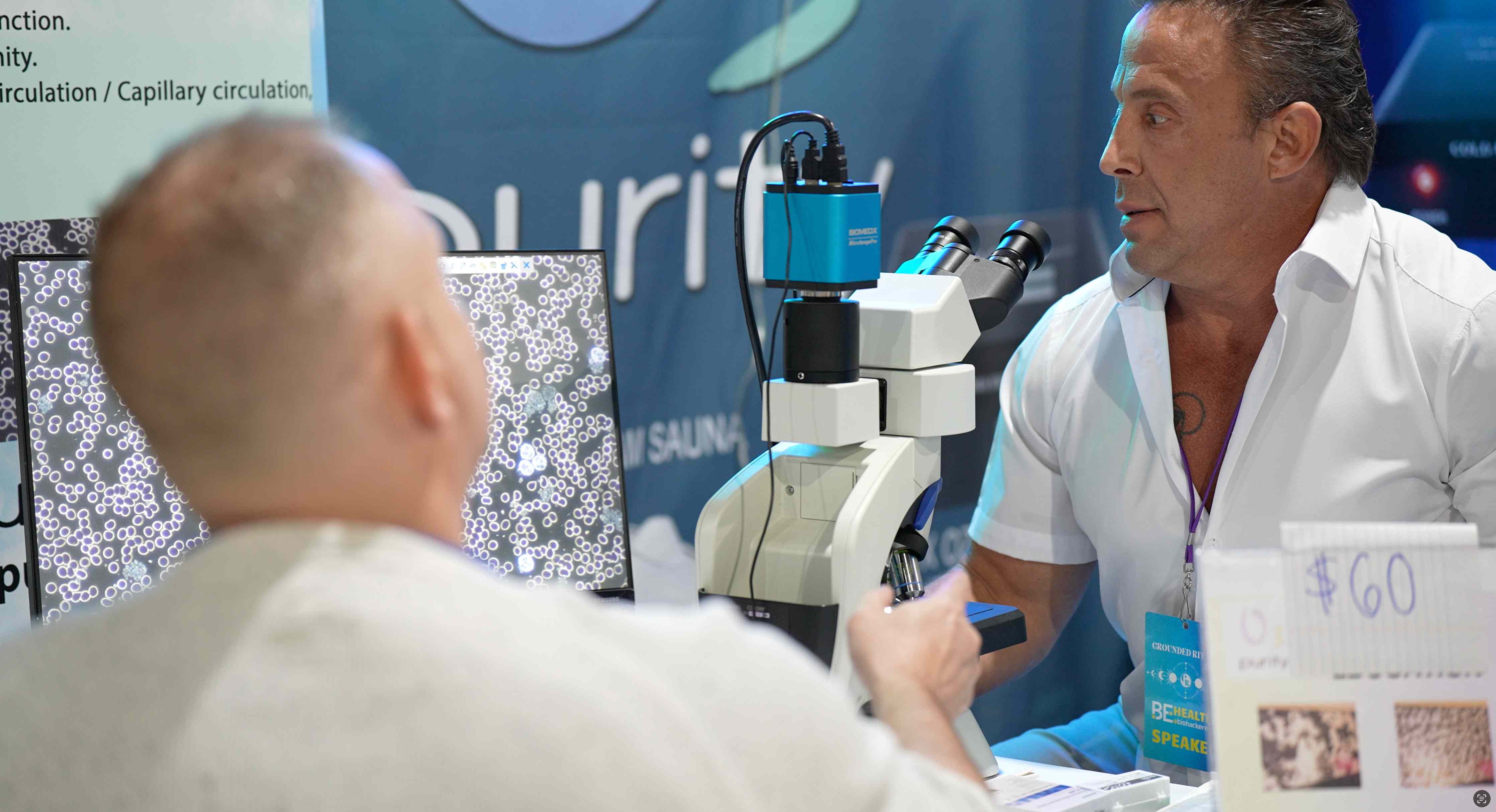 O3 vendor booth demonstration at bioEDGE