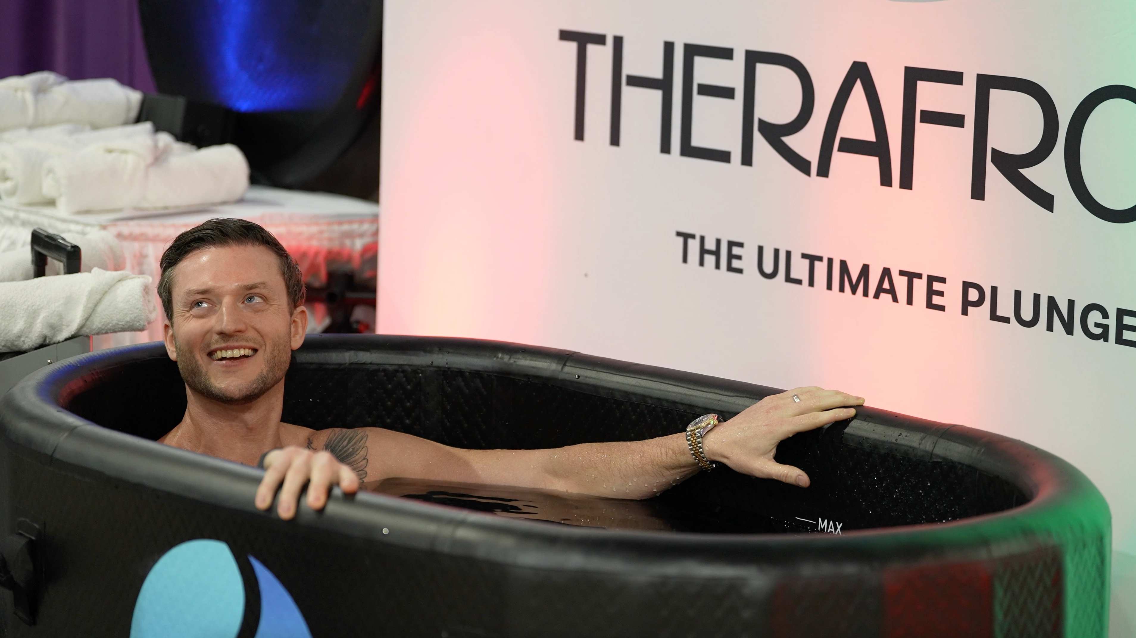 Therasage cold plunge experience with Andy Smith